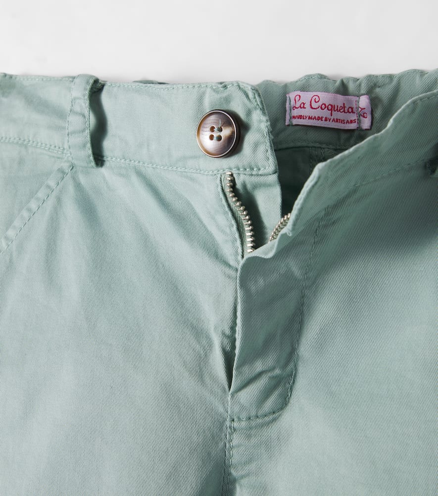 Bocusi cotton twill shorts