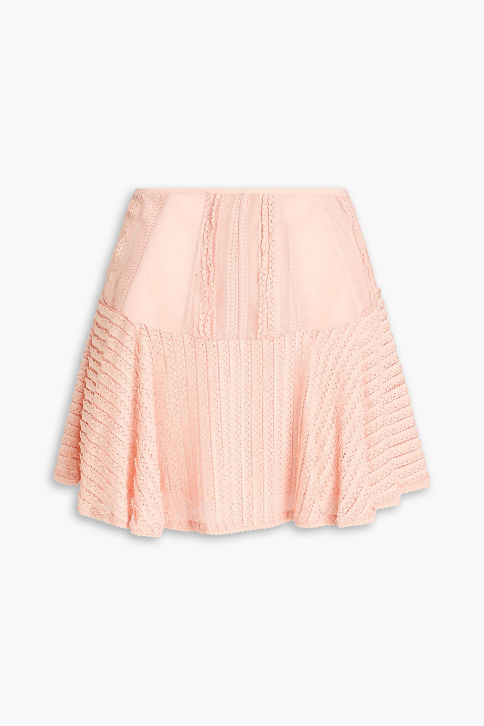Hamaty lace and tulle mini skirt - Pink - L