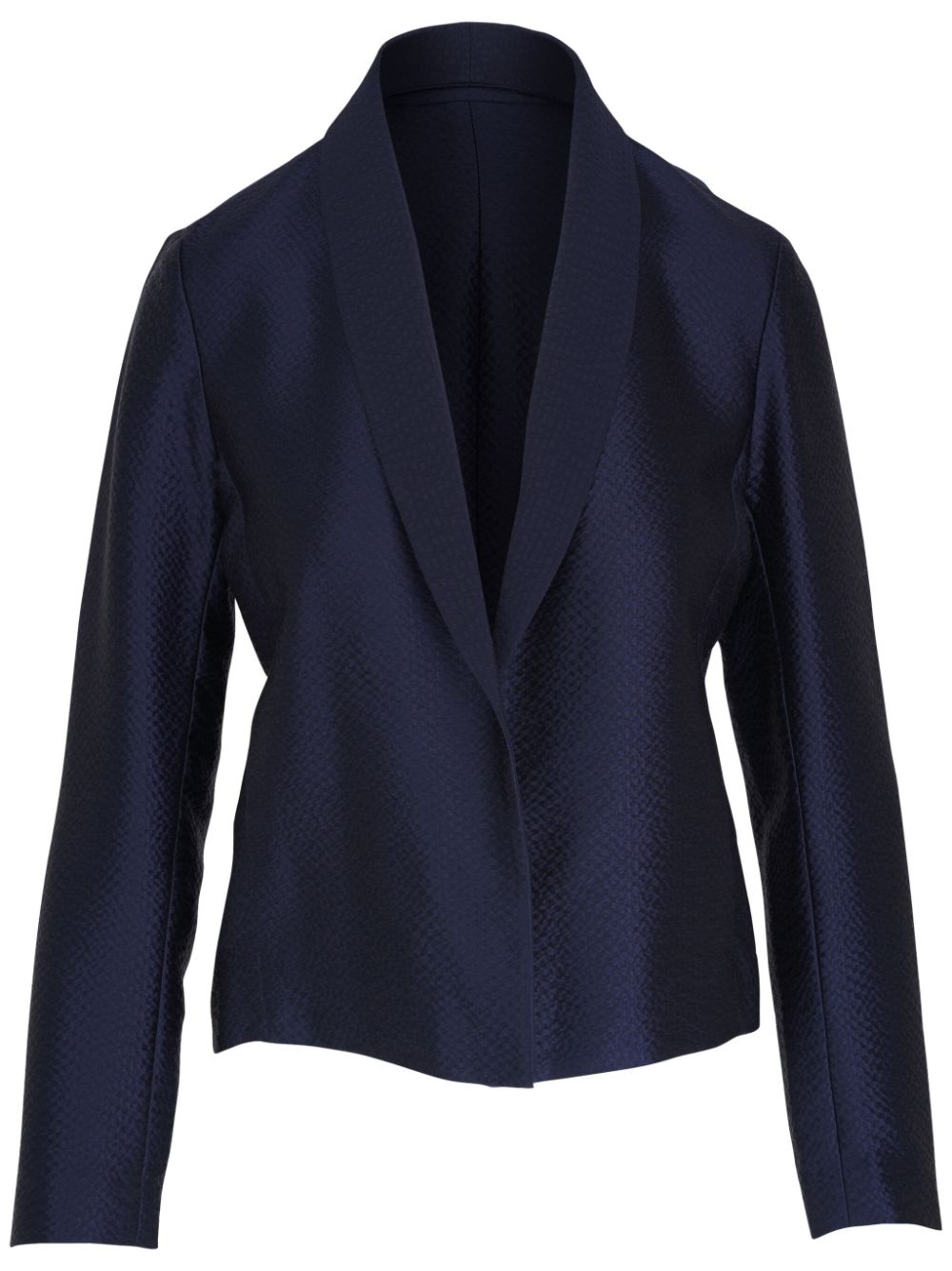 Cropped blazer - Blue