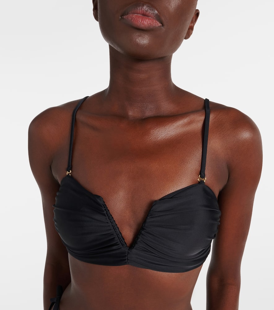 Calla ruched bikini top