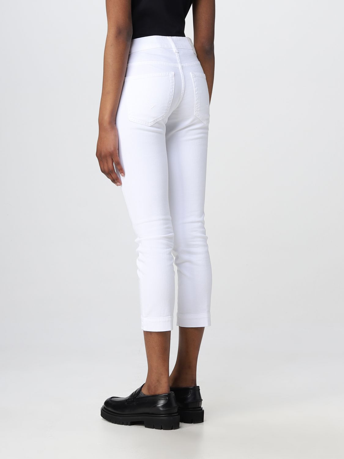 Jeans Woman color White