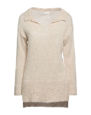 Woman Sweater Beige Size M Acrylic, Polyamide, Mohair wool, Polyester