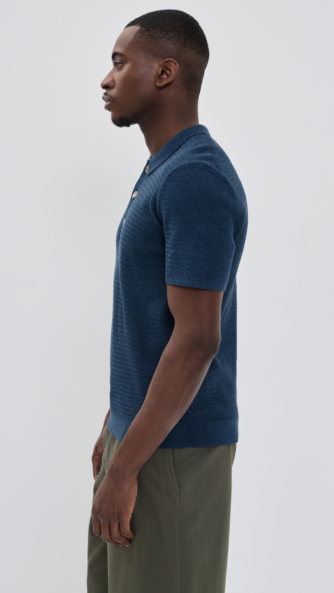 Nathan Knit Polo Harbour