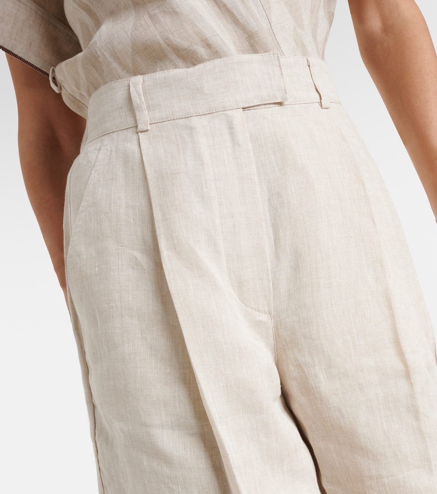Linen shorts