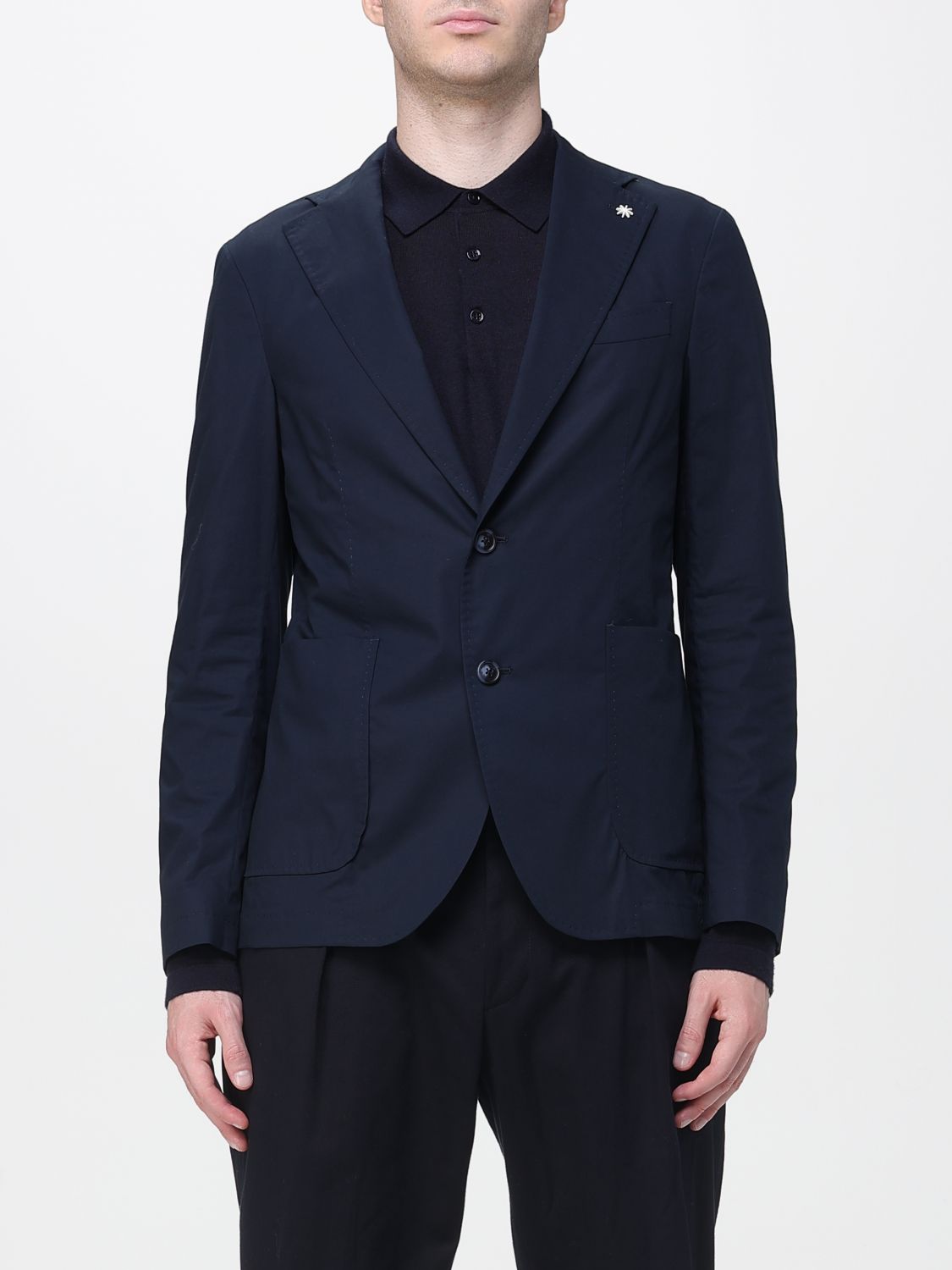 Blazer Men color Blue
