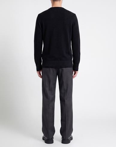 Man Sweater Black Size 38 Merino Wool