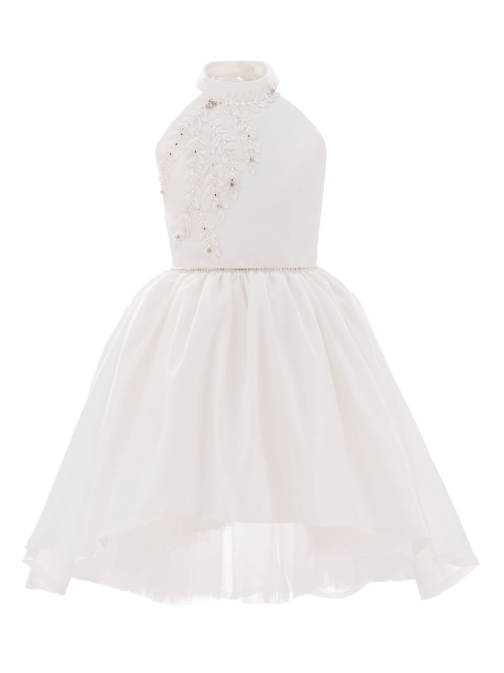 Lavonne embroidered dress - White