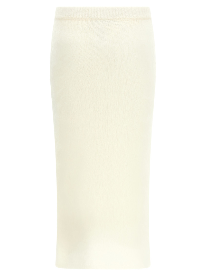 Carded Mohair Skirt