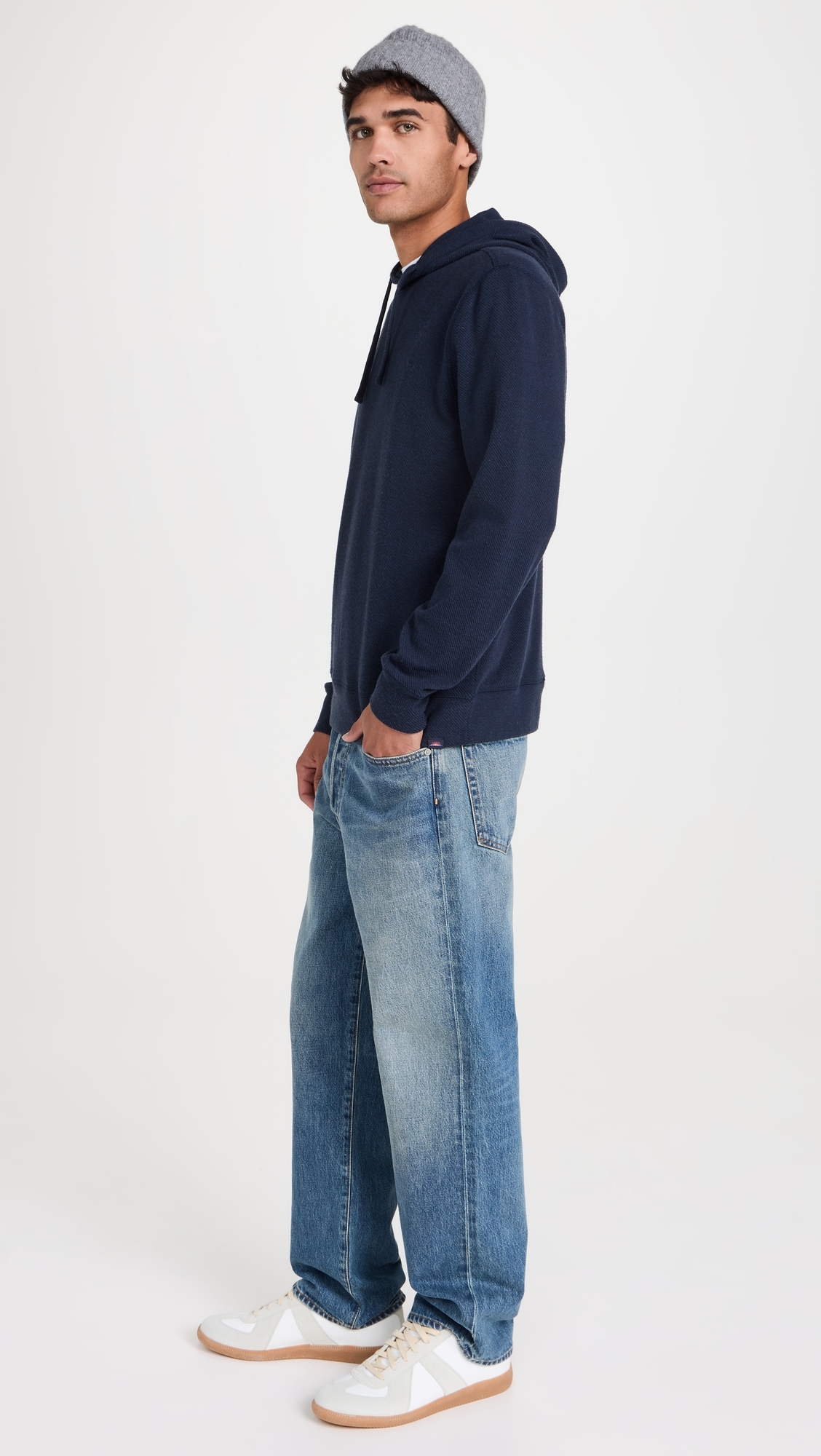 Legend Sweater Hoodie Navy Twill 