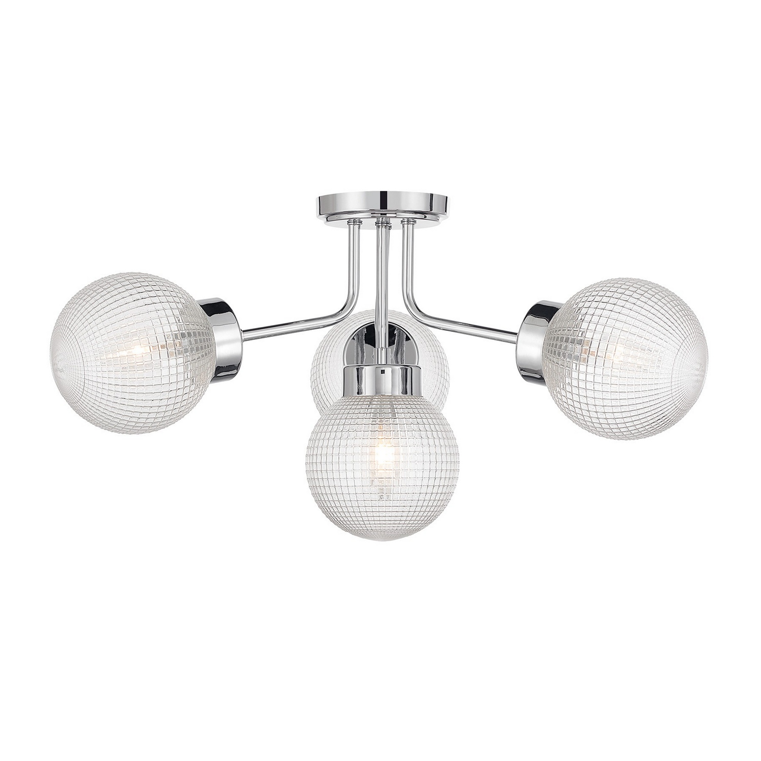 Coral 4-Light Semi-Flush in Chrome