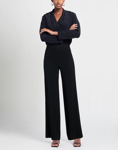 Woman Pants Black Size 10 Acrylic, Viscose