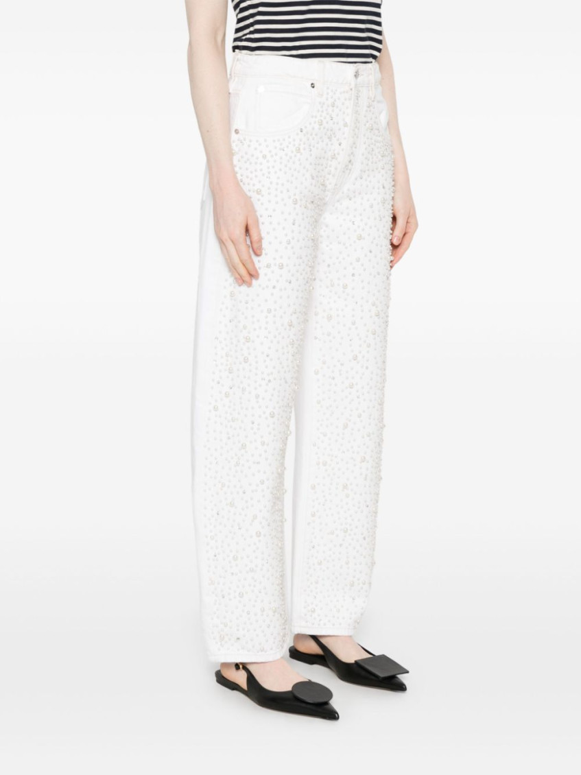 White Straight jeans