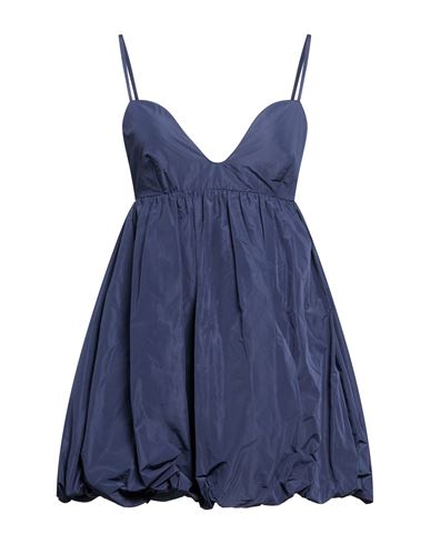 Woman Mini dress Slate blue Size 8 Polyester