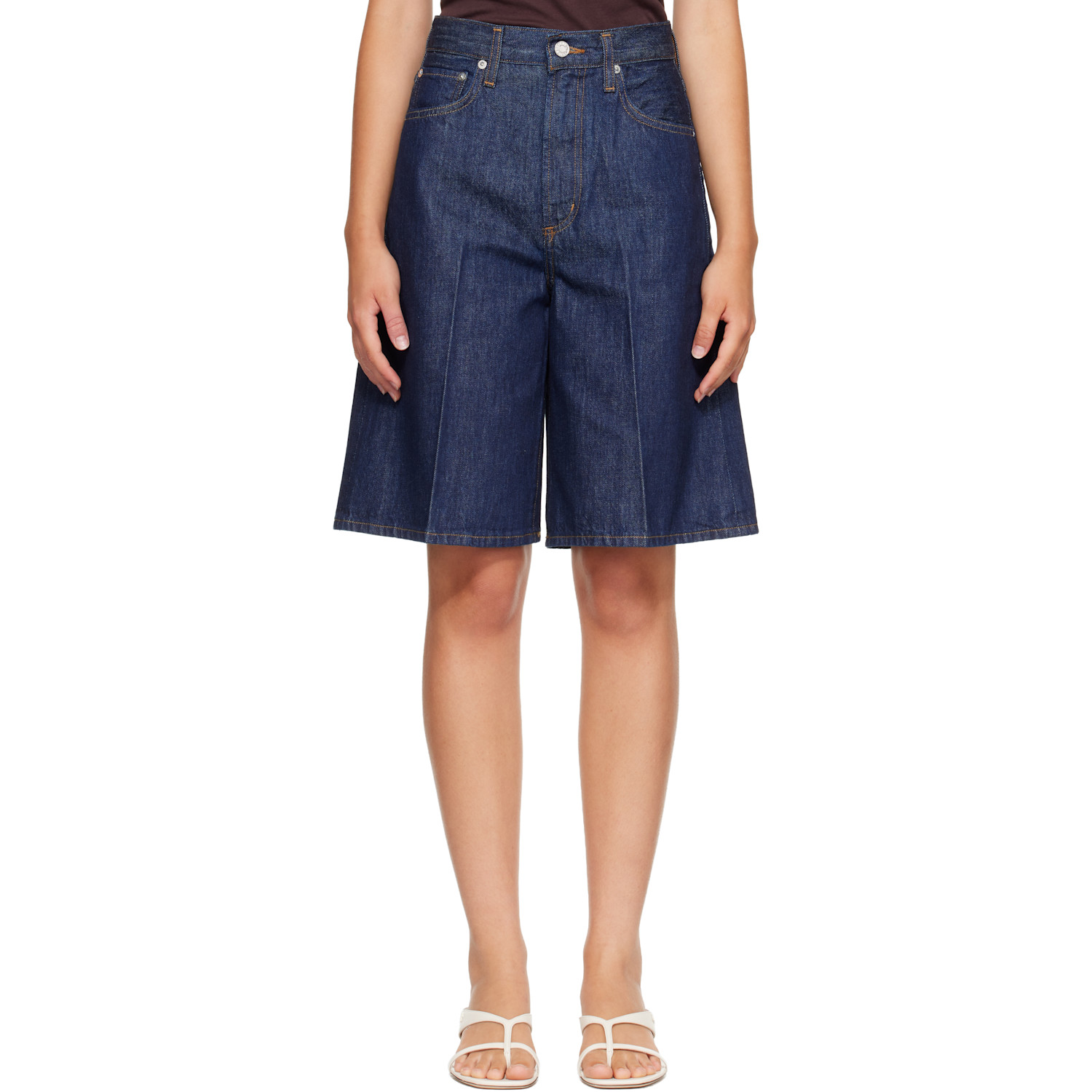 Navy Nolan Denim Shorts
