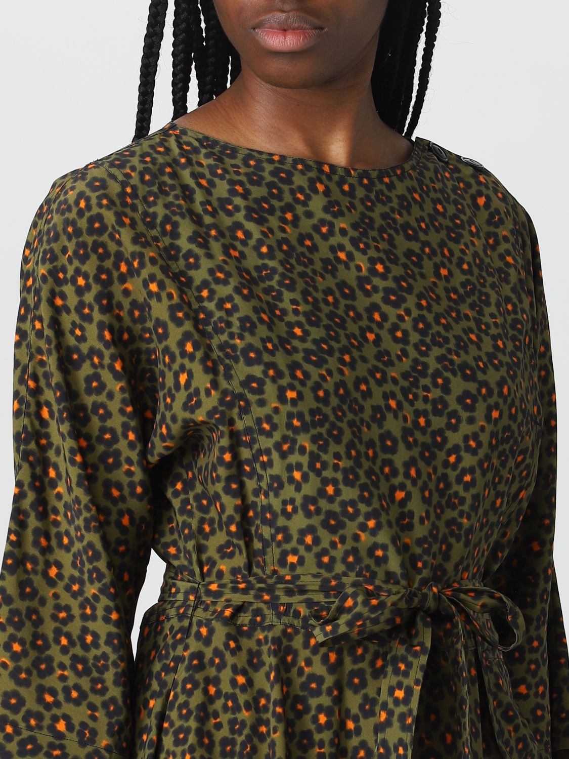 Dress Woman color Military