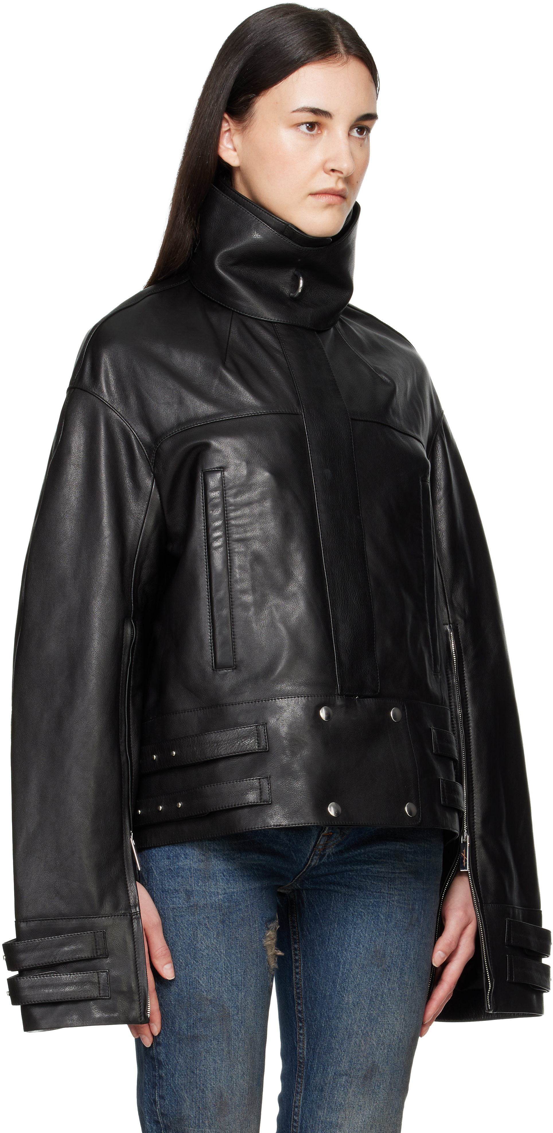 Black Parma Leather Jacket