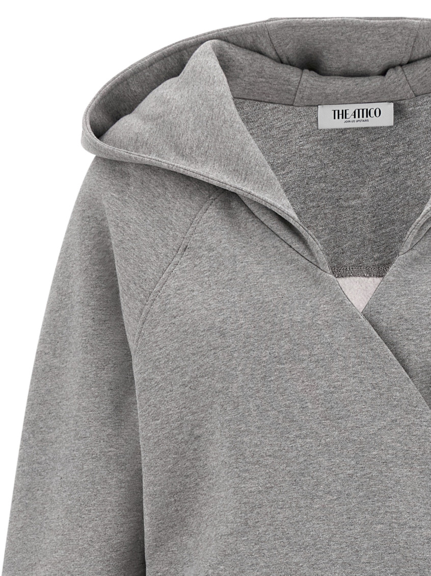 Hooded Dress Dresses Gray