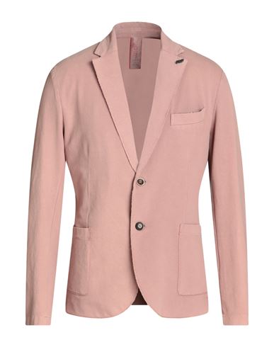 Man Blazer Antique rose Size 42 Cotton, Elastane