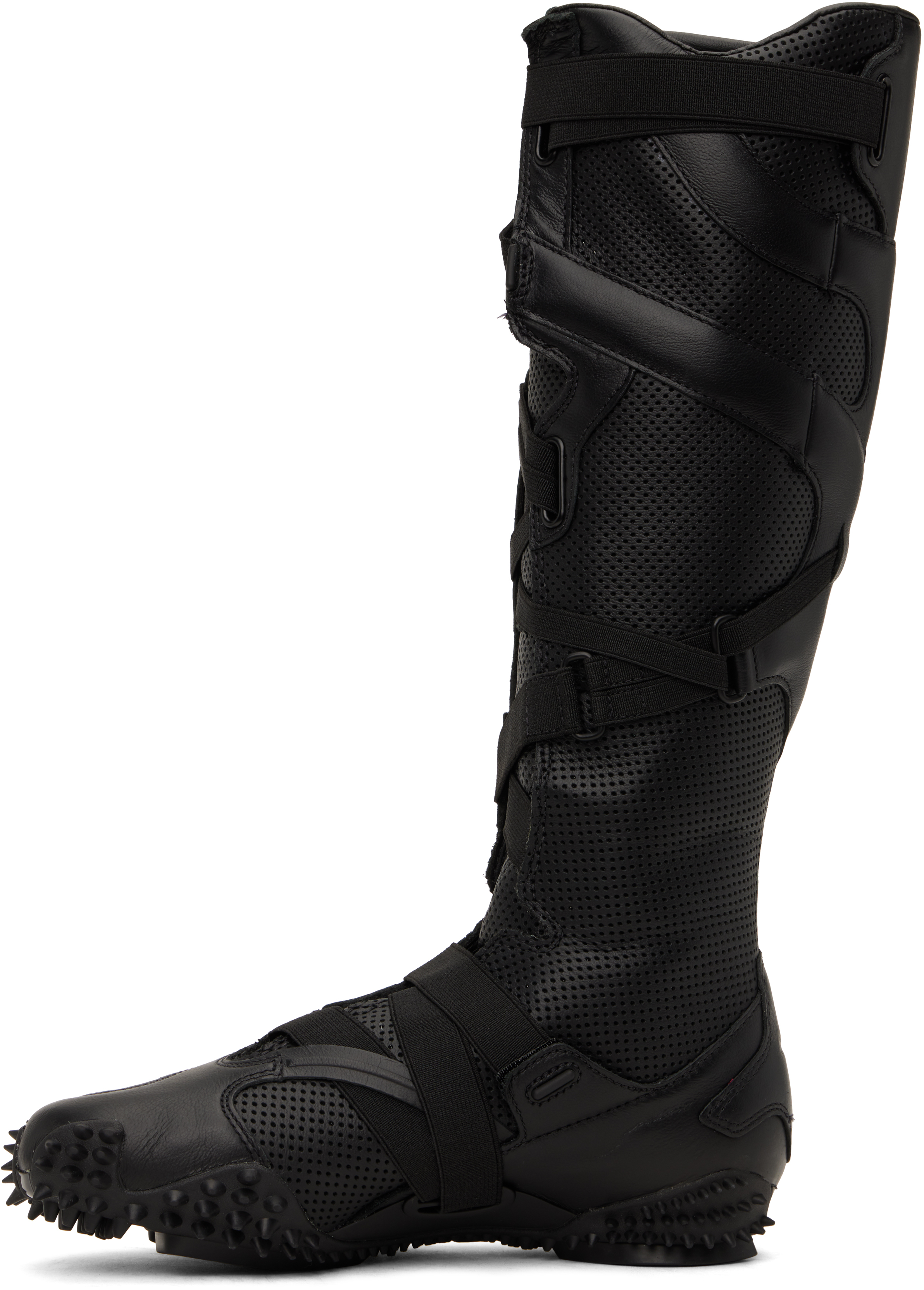 PUMA Black Mostro Leather Tall Boots