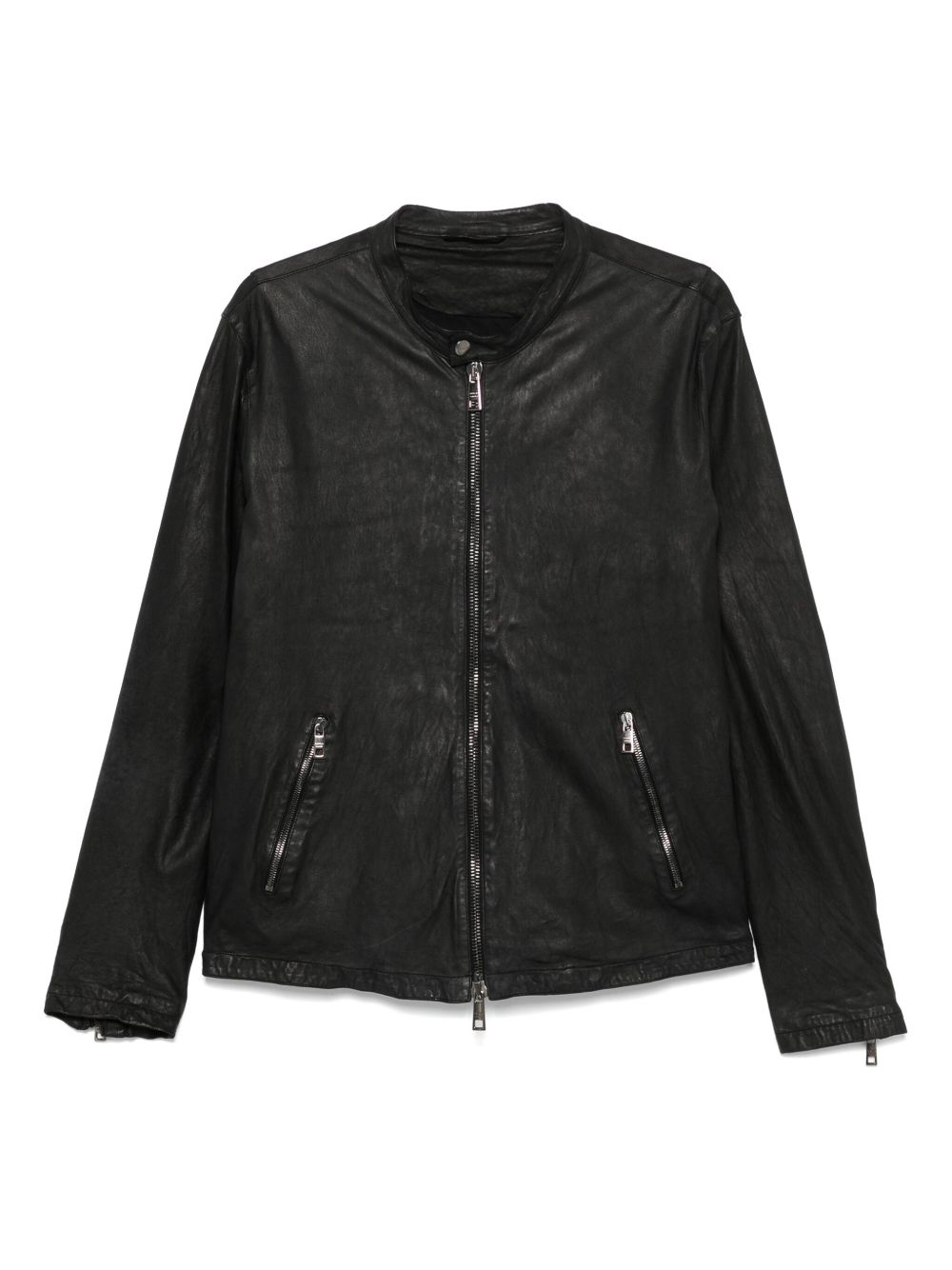 Leather jacket - Grey