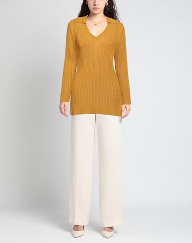 N. o.w. Andrea Rosati Cashmere Woman Sweater Marigold Size L Viscose