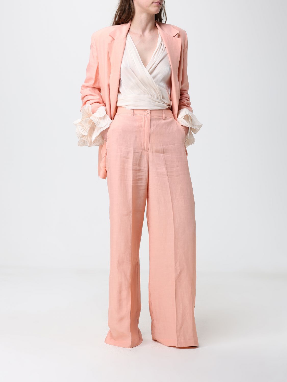 Pants Woman color Ebony