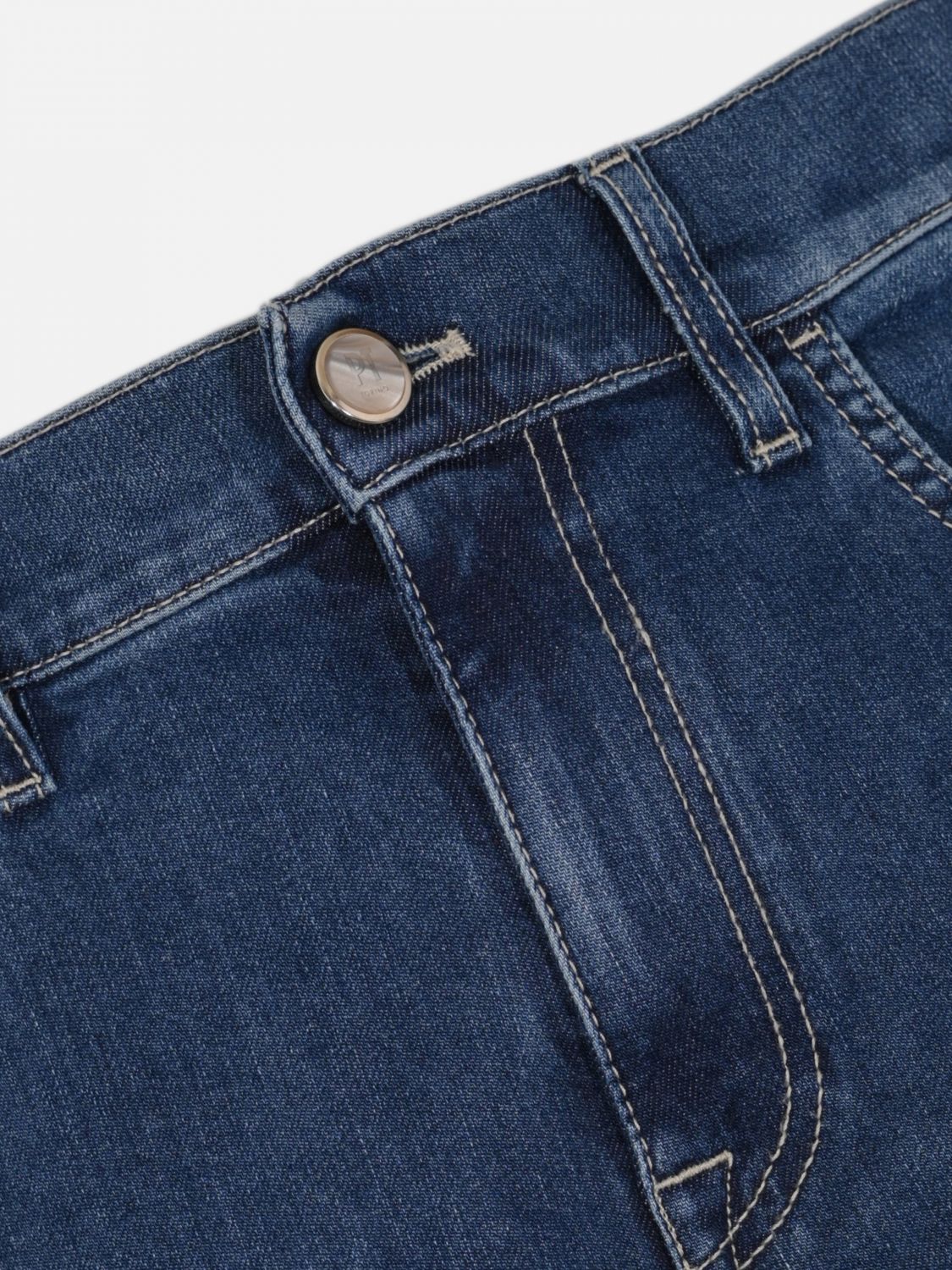 Pants Men color Denim