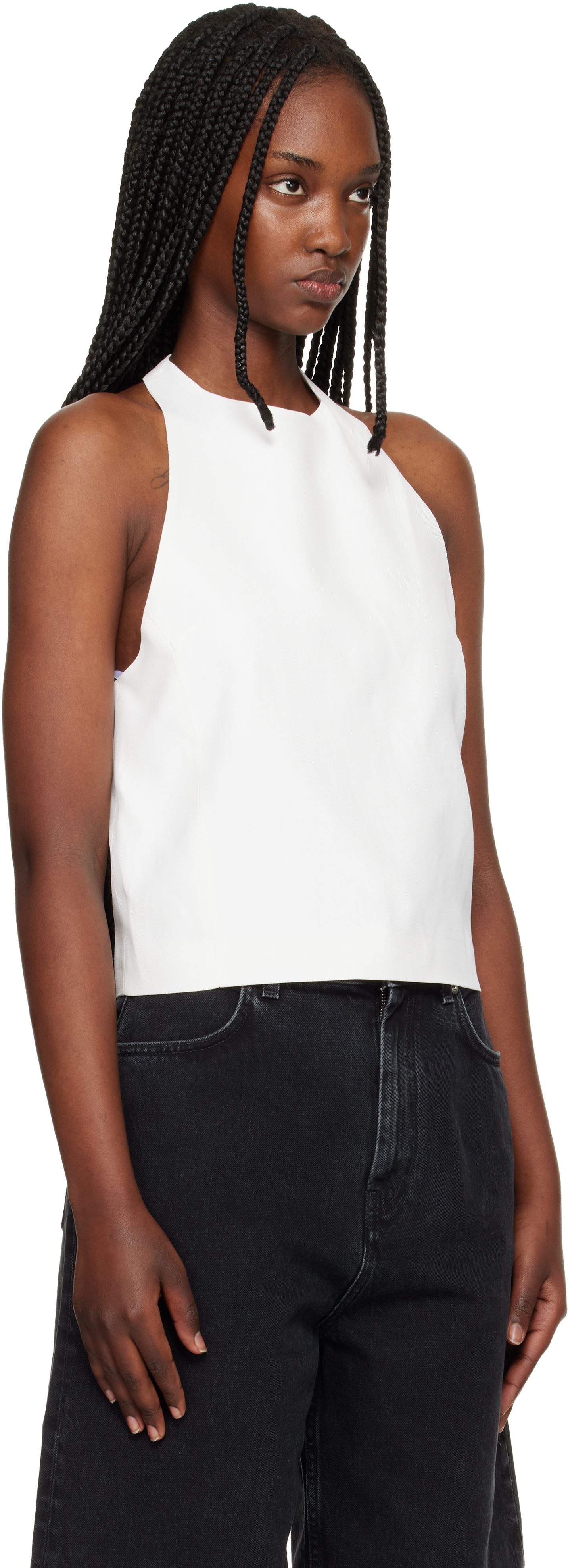 White Sami Halter Blouse