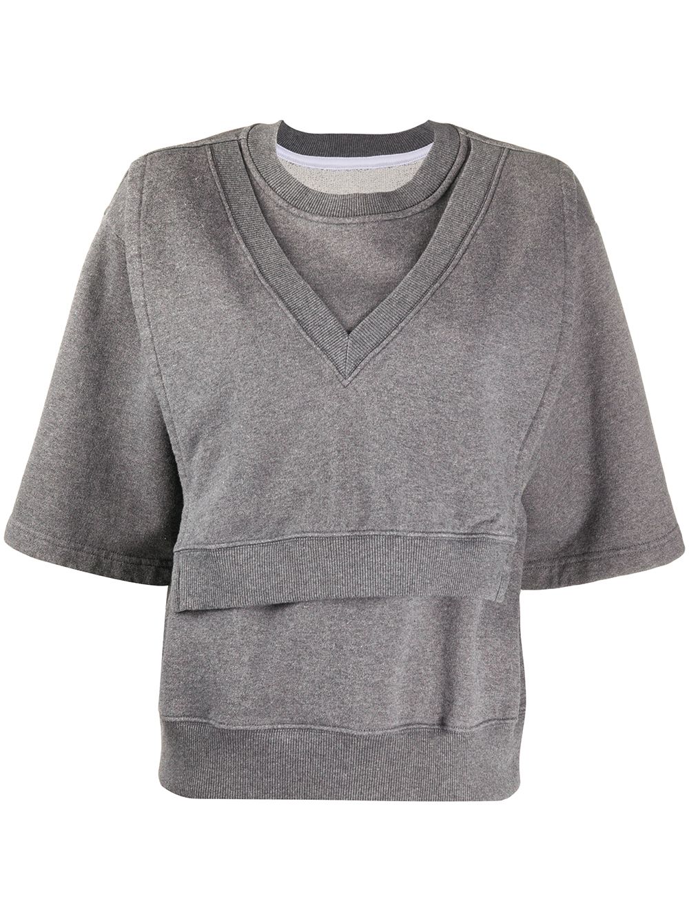 Layered top - Grey