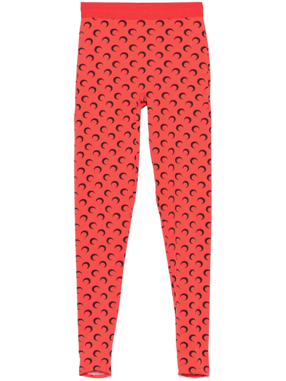 Recycled Moon stirrup leggings - White