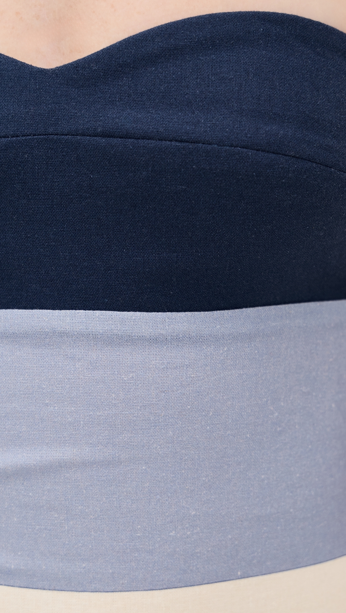 Sono Veri Dress Maxi Blue Stripes