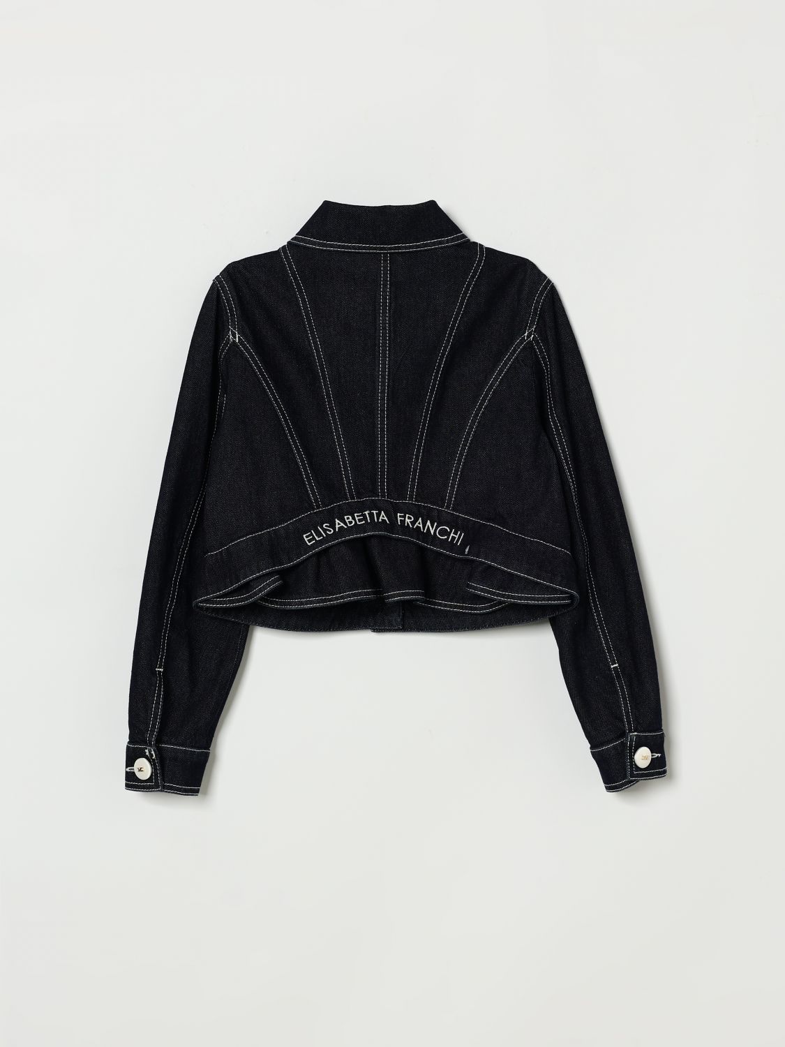 Coat Kids color Blue