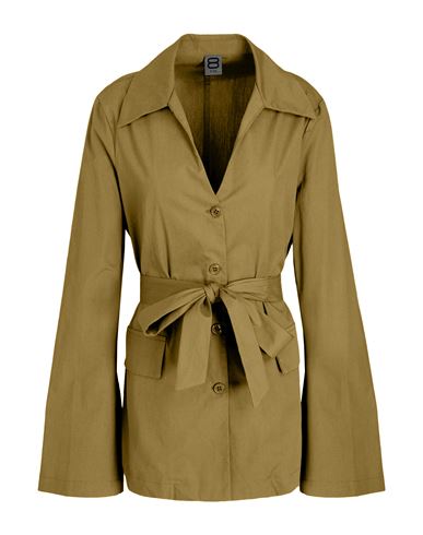 Organic Cotton Belted Chemisier Woman Shirt Military green Size 2 Cotton