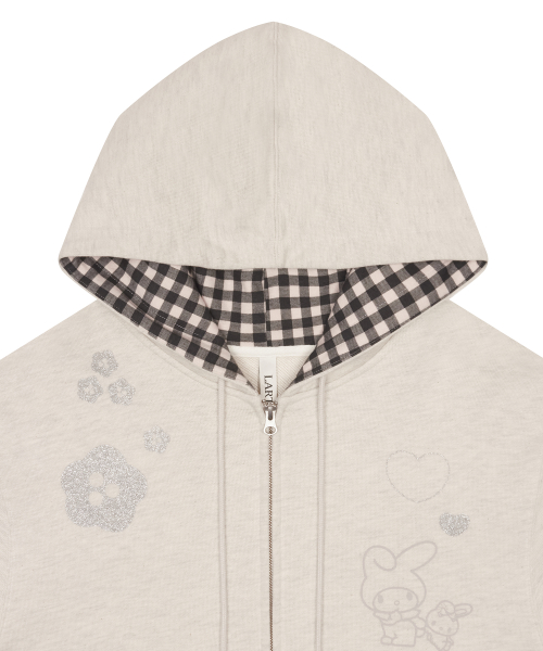 MY MELODY HOOD ZIP-UP
