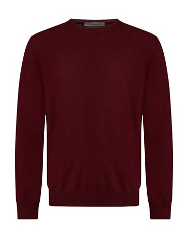 Man Sweater Burgundy Size 44 Virgin Wool