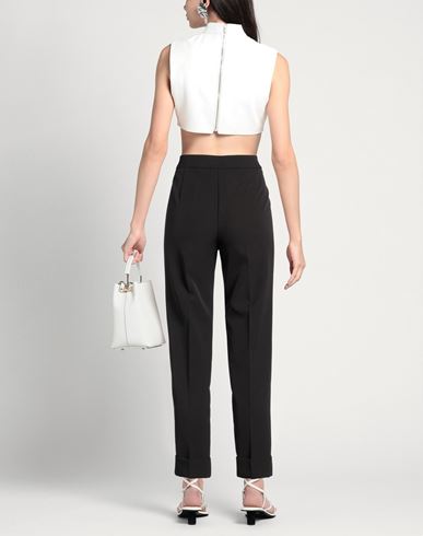 N8 Woman Pants Black Size L Polyester, Elastane
