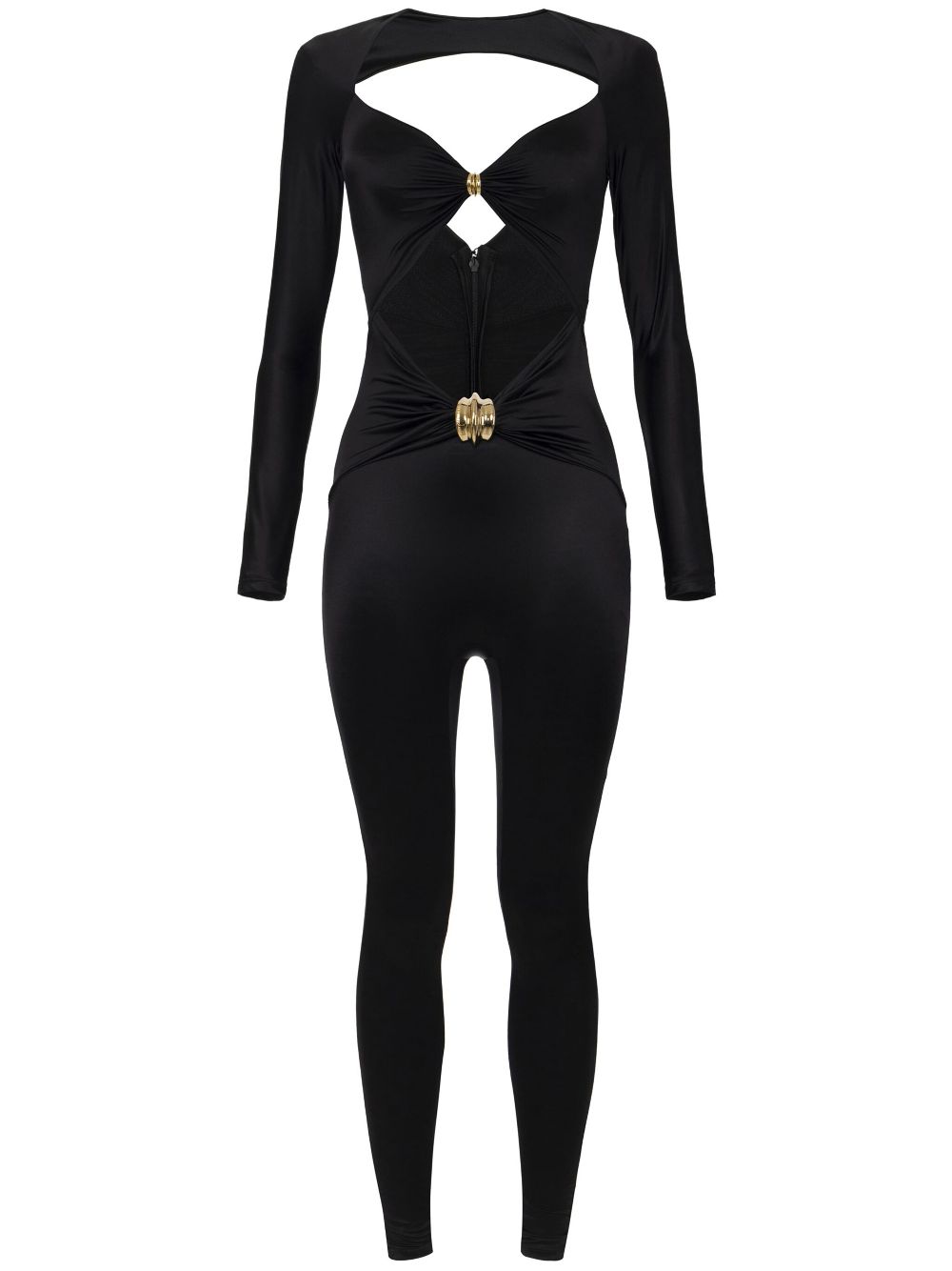 Maxi bow jumpsuit - Black
