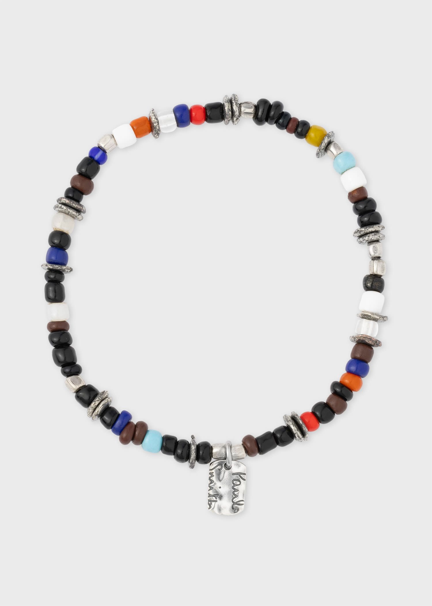 'Artist Stripe' Beaded Bracelet Multicolour