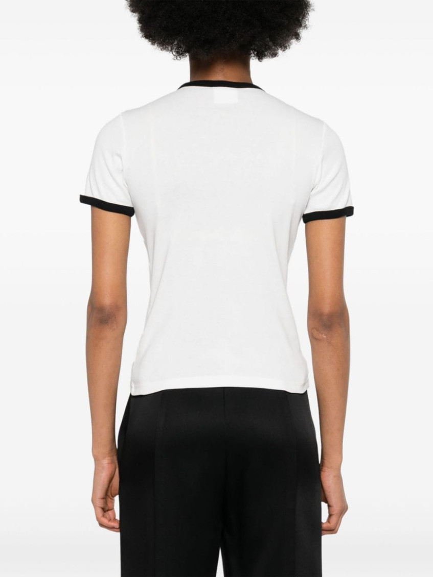 Logo Embroidered Crewneck T-shirt