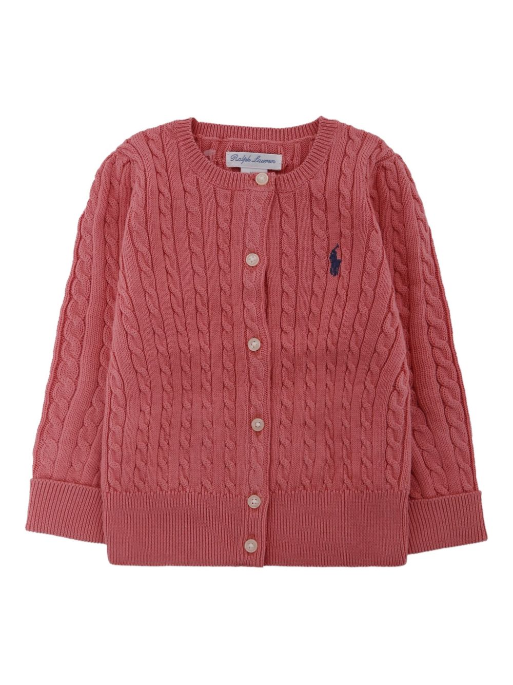 Cable-knit cardigan - Pink
