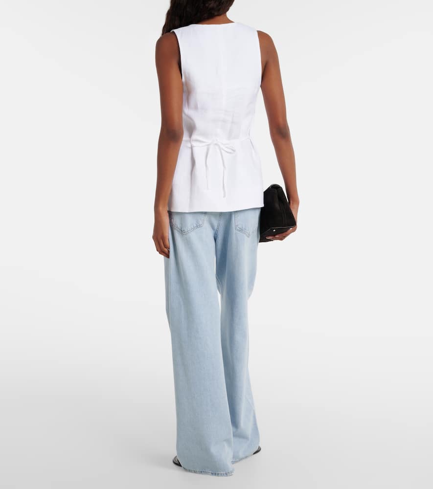 Faithfull x Monikh Oliveria silk and cotton maxi skirt