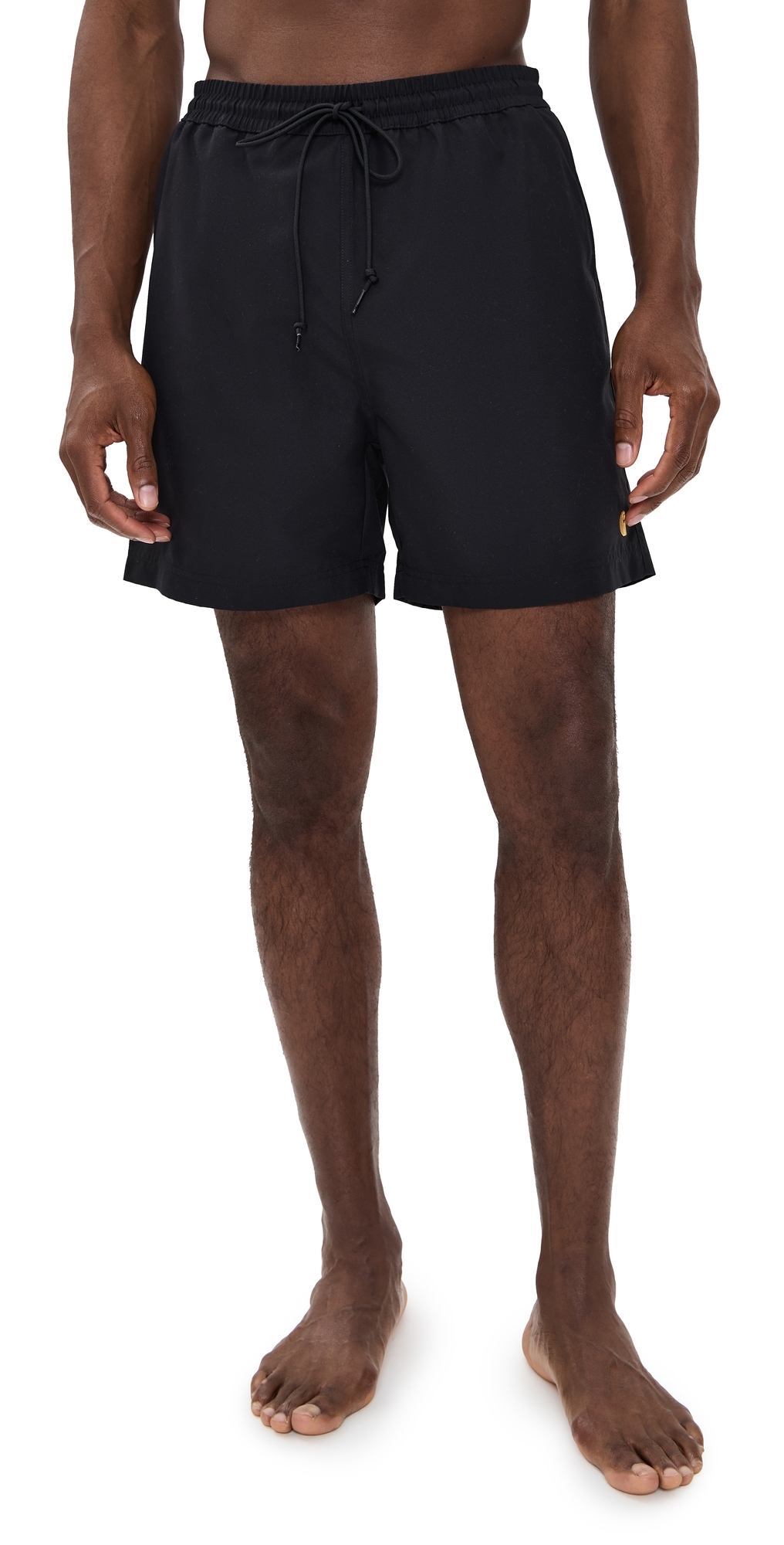 Carhartt WIP Chase Swim Trunks 5.5 Black / Gold