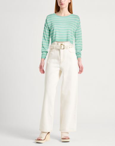 Woman Sweater Light green Size ONESIZE Viscose, Polyester