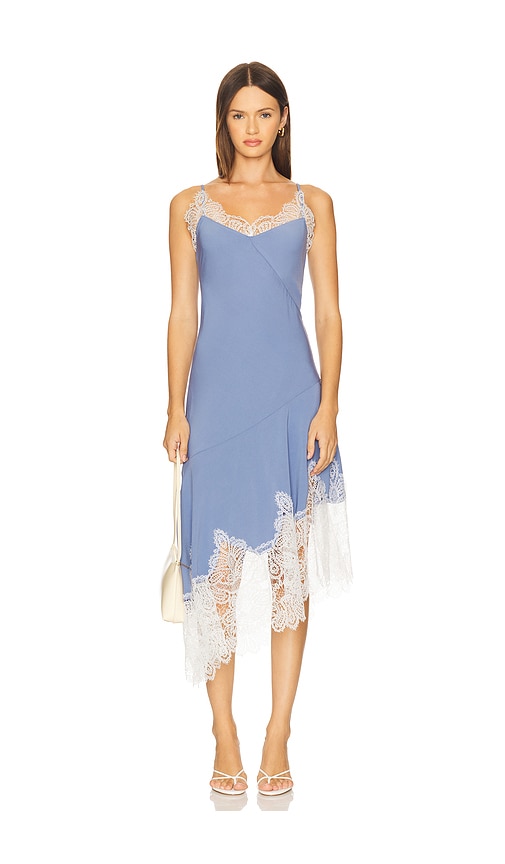 Prabal Gurung Bias Flare Hem Midi Dress in Blue.  6. Also in 0, 2