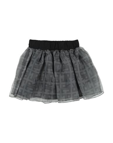 Kid Girl Kids' skirt Grey Size 12 Cotton, Nylon, Elastane