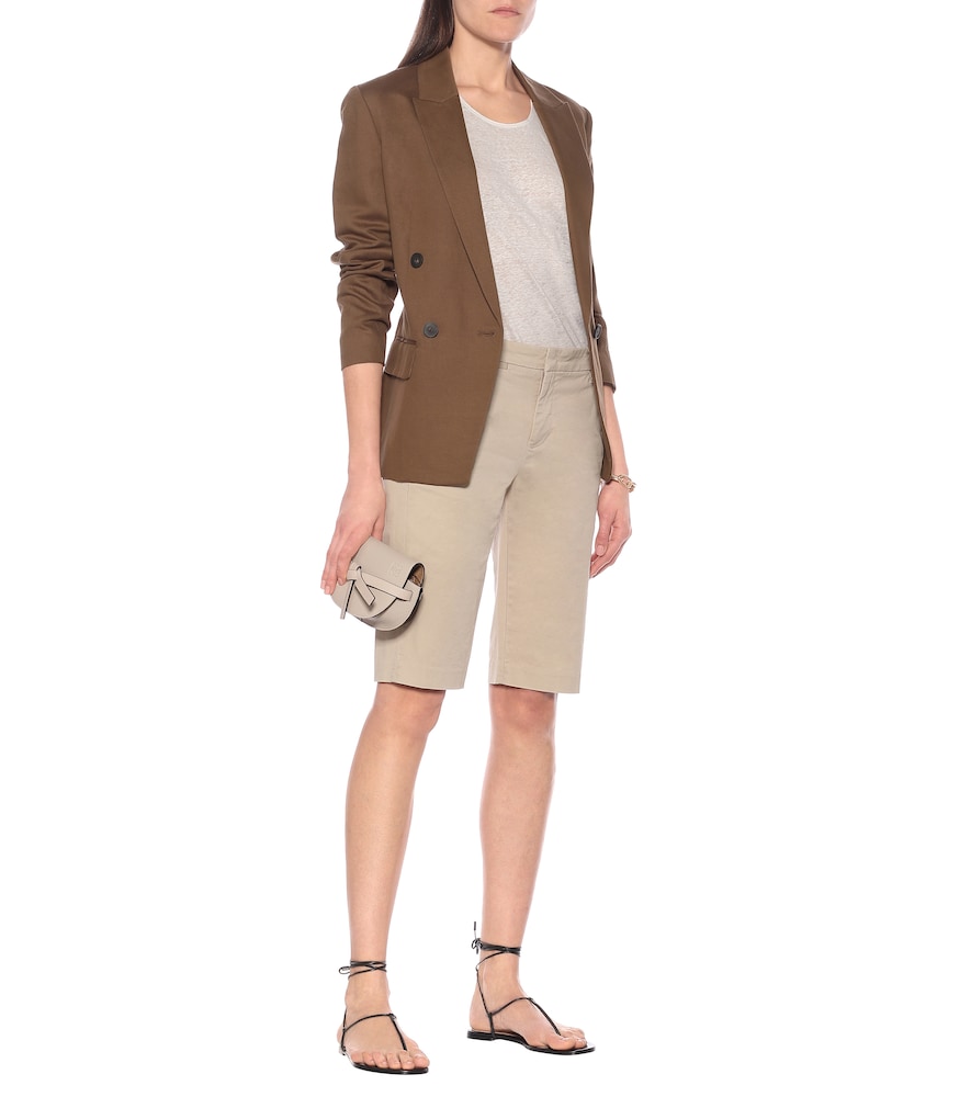 Vince Mid-rise cotton Bermuda shorts