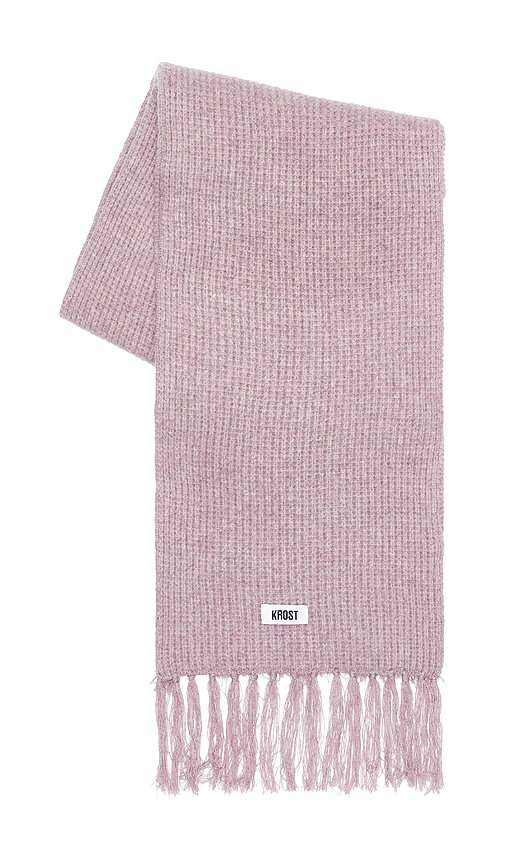 KROST Wool Speckle Scarf in Purple