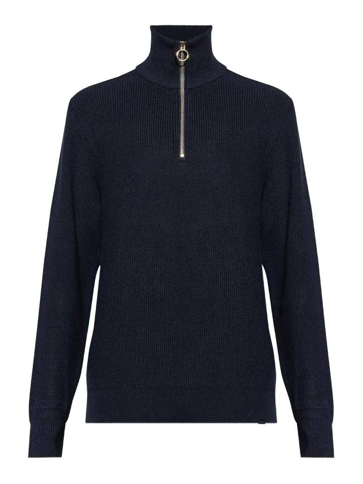 Shark Tag Tech Wool Half Zip Sweater