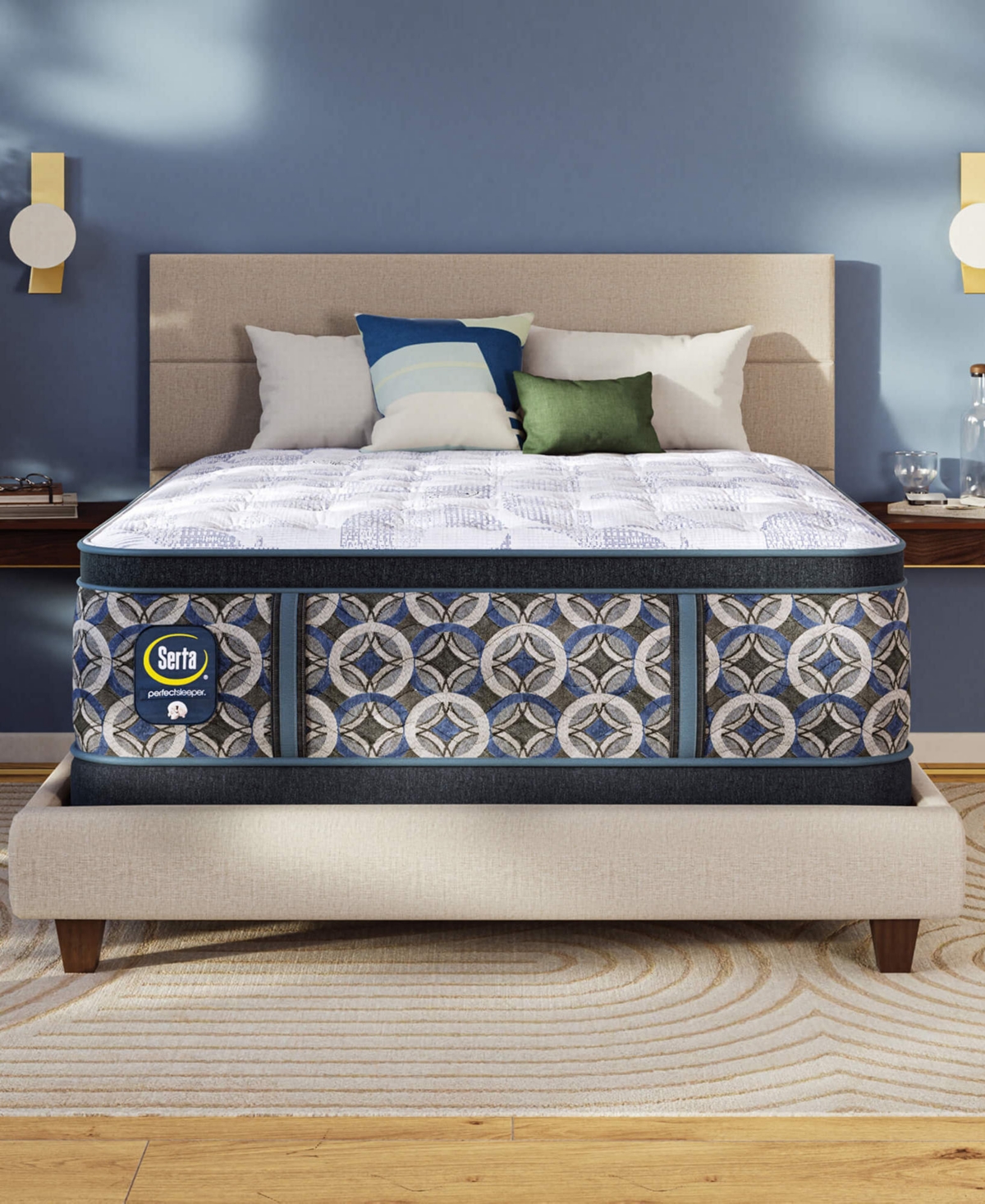 "Perfect Sleeper Laguna Coast 14.5"" Firm Pillow Top Mattress Set, California King"
