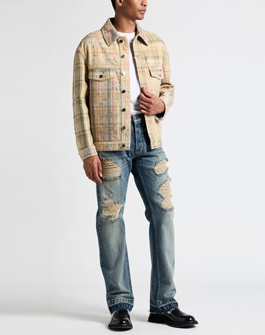 Man Jacket Beige Size 38 Cotton